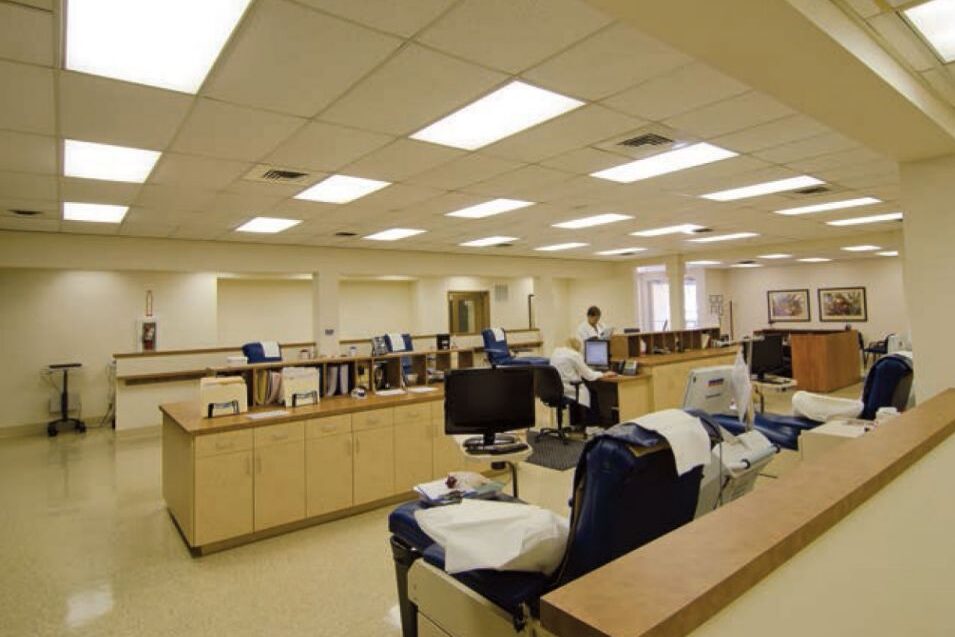 Blood Alliance building interior.