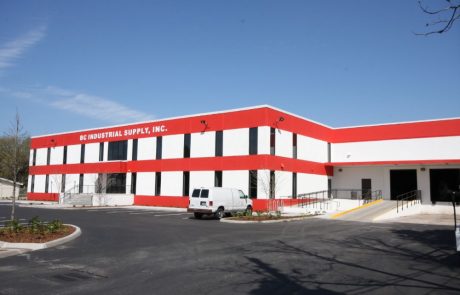 BC Industrial finished building exterior.