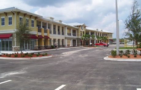 Building exterior of the Palm Coast Town Center.
