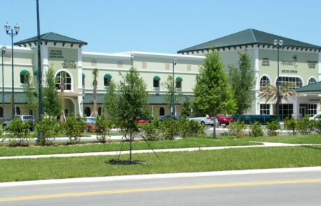Building exterior of the Palm Coast Town Center.