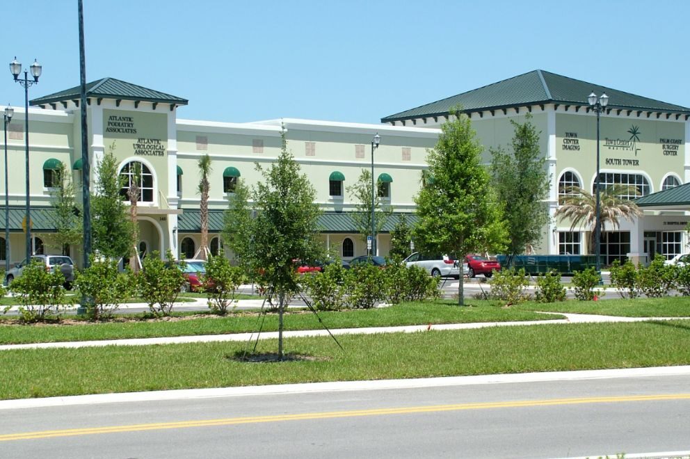 Building exterior of the Palm Coast Town Center.