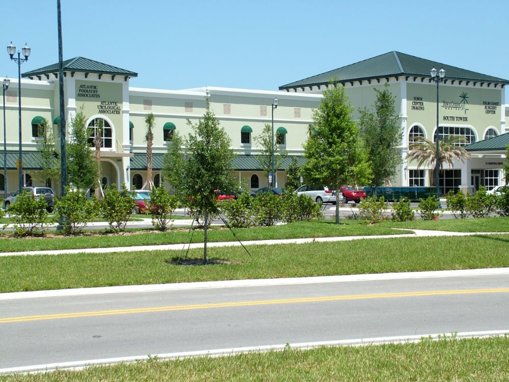 Building exterior of the Palm Coast Town Center.